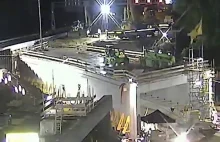 Budowa tunelu na autostradzie w Holandii w dwa dni