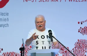 Lech Wałęsa: jestem bankrutem!