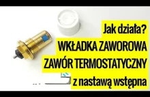 Jak działa wkładka zaworowa, zawór termostatyczny z nastawą wstępną w grzejniku?