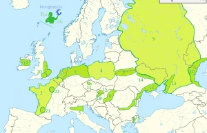 Mapa fizyczna świata - niziny - Geographic For All