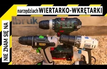 "Test" 3 nienaładowanych wkrętarek