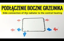 Podłączenie boczne grzejnika do instalacji centralnego ogrzewania