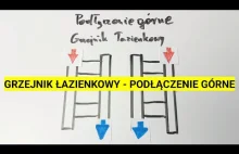 Jak podłączyć grzejnik łazienkowy drabinkowy przez podłączenie górne