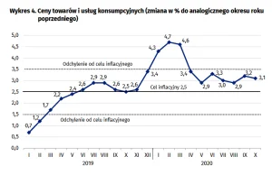 Usługi drożeją znacznie mocniej niż towary, a inflacja powyżej celu inflacyjnego