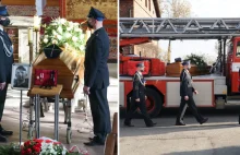Strażak OSP zginął w drodze na alarm. Pogrzeb druha z OSP Krasiejów.