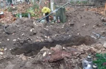 Ludzkie szczątki na cmentarzu centralnym w Szczecinie! Zdjęcia