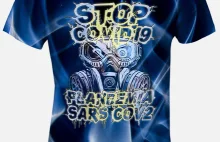 Koszulka STOP COVID19 Plandemia Sars Cov 2