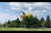 Śmigłowiec LPR Eurocopter EC135 14.07.2020 Kołobrzeg