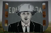 Przemysław Czarnek trafił na mural. Poseł z Lublina ma na głowie garnek