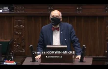 Janusz Korwin-Mikke: To nie Covid powoduje straty, tylko działania rządu!