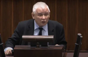 Kaczyński do opozycji: Macie krew na rękach! Sala odpowiada: Będziesz siedział