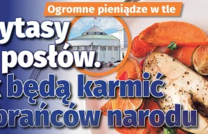 Sejm kupuje filety z halibuta i fioletowe ziemniaki dla posłów. Za 1,8 mln zł