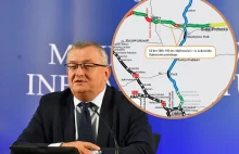 Główna autostrada już prawie przy wschodniej granicy