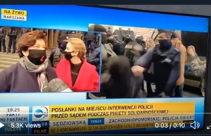 Polska policja. Obywatel przewrócony za...? No właśnie za co?