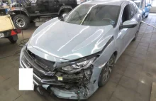 Honda Civic po szkodzie sprzedawana jako bezwypadkowa