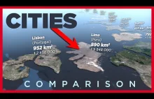 Porównanie wielkości miast.