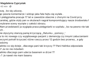 Pielęgniarka odpowiada na materiał UWAGI. "No muszę , bo się uduszę"