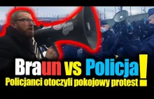 Prowokacja! Policja otacza pokojowy protest! Warszawa 21.11.2020