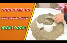 Perfect Idea with Cement and Toilet Paper | DIY Project | Crafts ideas