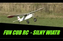 Fun Cub RC - silny wiatr