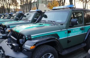 Nowe samochody terenowe Jeep Wrangler dla Straży Granicznej