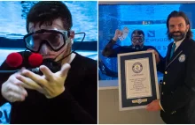 Magiczne sztuczki pod wodą podczas dorocznego Światowego Dnia Rekordów...