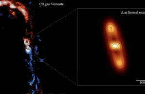 Dysk protoplanetarny wciąż zasilany przez macierzysty obłok