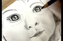 Rysowanie challenge na dziś #3 Jak narysować twarz dziecka - dla początkujących