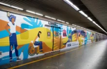 MetrôRio maluje wagony i sprzeciwia się przemocy wobec kobiet [ZDJĘCIA