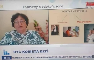 Przejęzyczenie ekspertki TV Trwam z Kraśnika. Powiedziała to na wizji