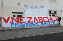 Kibice Bałtyku: bohomaz zwolenników mordowania dzieci usunięty! Miastu...