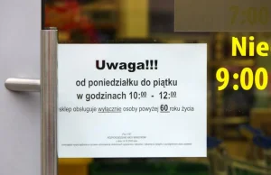 Będzie zmiana w sprawie godzin dla seniorów w sklepach