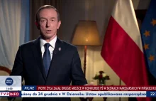 TVPiS transmituje przerobione orędzie Grodzkiego.