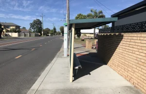 Przystanek autobusowy w Australii