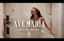 "Ave Maria" in a stairwell with the best acoustics EVER