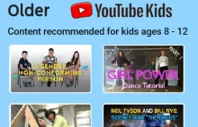 YouTube Kids - kanały dla dzieci 8-12 lat - "Gender non-conforming person"...