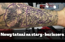 Blast Over Tattoo - czyli nowy na stary tatuaż.