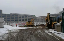 Nowe centrum handlowe we Wrocławiu.Trwa budowa [ZOBACZ]