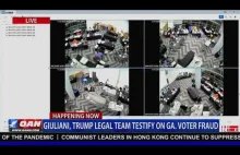 Adwokaci Trumpa przedstawiają dowody oszustwa wyborczego w Georgii.