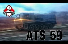 ATS 59G - gąsiennicowy ciągnik artyleryjski produkowany przez ZM Łabędy