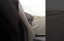 Jedziesz sobie spokojnie autostradą 100km/h a tu...