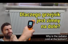 DLACZEGO GRZEJNIK JEST ZIMNY NA DOLE? Kaloryfer jest gorący tylko na górze!