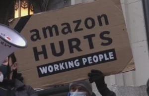 Pracownicy Amazona protestowali pod domem szefa