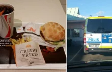 Kalifat Malmö. Typ zamawia w restauracji hamburgera z beconem i robi Beirut w SE