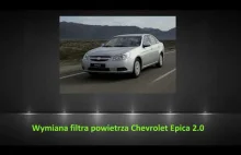 Chevrolet Epica 2.0 wymiana filtra powietrza / air filter replacement
