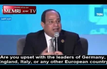 Prezydent Egiptu z Rigczem: Migranci muszą dostosować się do Europy i naprawić..