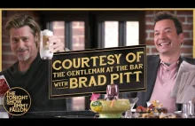 Uprzejmości w barze. Brad Pitt i Jimmy Fallon