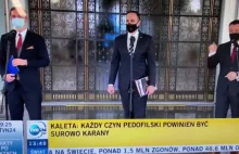Politycy Solidarnej Polski zapomnieli, że są na konferencji prasowej!