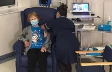 90-latka została pierwszą zaszczepioną Brytyjką na koronowirusa