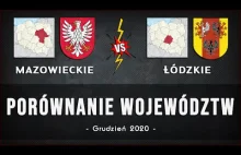 Mazowieckie vs Łódzkie - Porównanie województw #204 [NOWA SERIA]